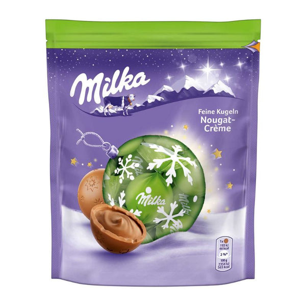 Milka Snow Balls Nougat - Chocolate & More Delights