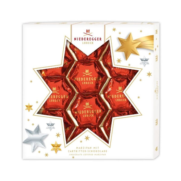 Niederegger Marzipan Christmas Stars Classic - Chocolate & More Delights