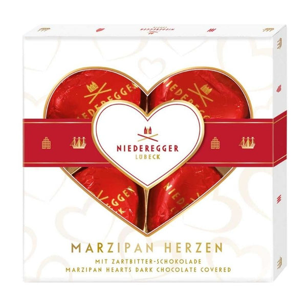 Niederegger Marzipan Hearts - Chocolate & More Delights
