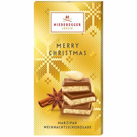Niederegger Merry Christmas Marzipan Christmas Chocolate