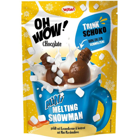 Oh Wow Melting Snowman Milk Chocolate Caramel - Chocolate & More Delights