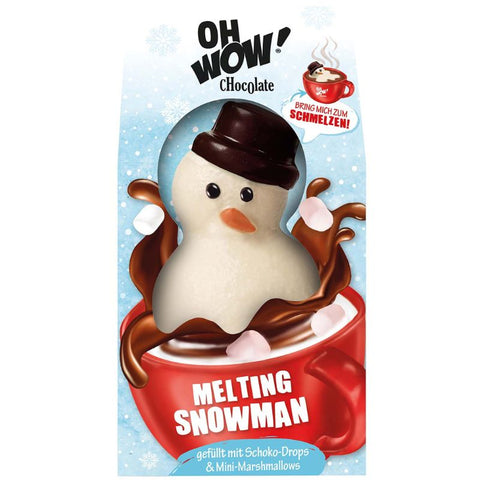 Oh Wow Melting Snowman White Chocolate - Chocolate & More Delights