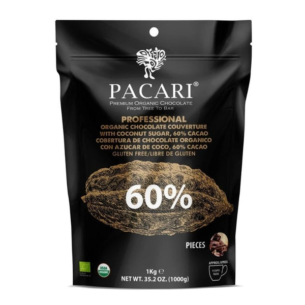 Pacari Dark Chocolate Couverture 60% Coconut Sugar - Chocolate & More Delights