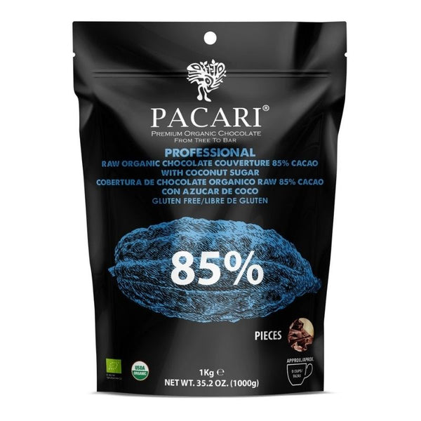 Pacari Raw Chocolate Couverture 85% - Chocolate & More Delights