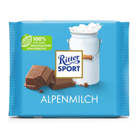 Ritter Sport Alpine Milk Chocolate - Chocolate & More Delights