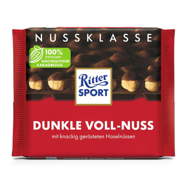 Ritter Sport Dark Whole Nuts - Chocolate & More Delights