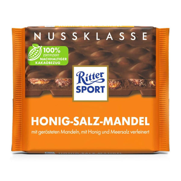 Ritter Sport Honey Salt Almond - Chocolate & More Delights