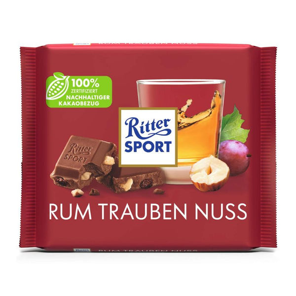Ritter Sport Rum Raisins Nuts - Chocolate & More Delights