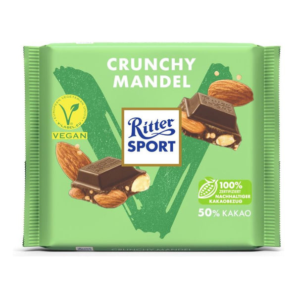 Ritter Sport Vegan Crunchy Almond - Chocolate & More Delights
