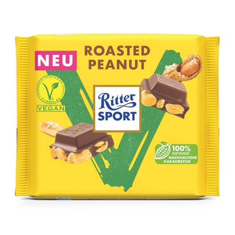 Ritter Sport Vegan Roasted Peanut - Chocolate & More Delights