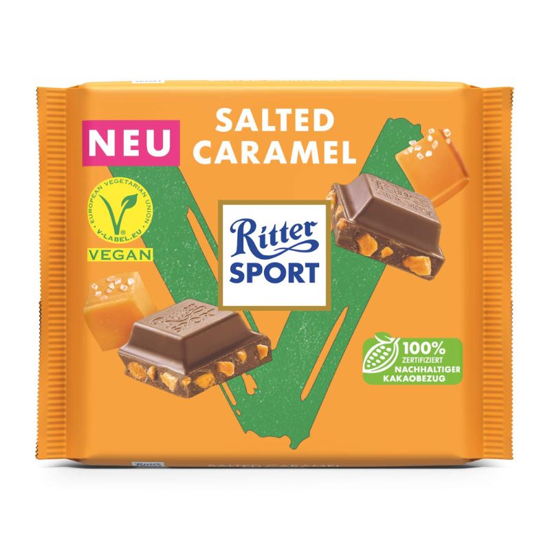 Ritter Sport Vegan Salted Caramel – Chocolate & More Delights