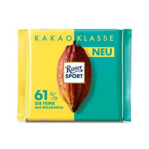 Ritter Sport Single Origin Chocolate Nicaragua 61% - Chocolate & More Delights