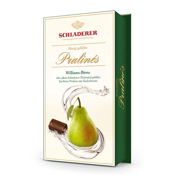 Schladerer Liquor Filled Pralines Williams Pear Brandy - Chocolate & More Delights