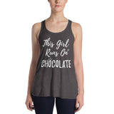 This Girl Runs On Chocolate - Tank Top - Chocolate & More Delights