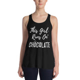 This Girl Runs On Chocolate - Tank Top - Chocolate & More Delights