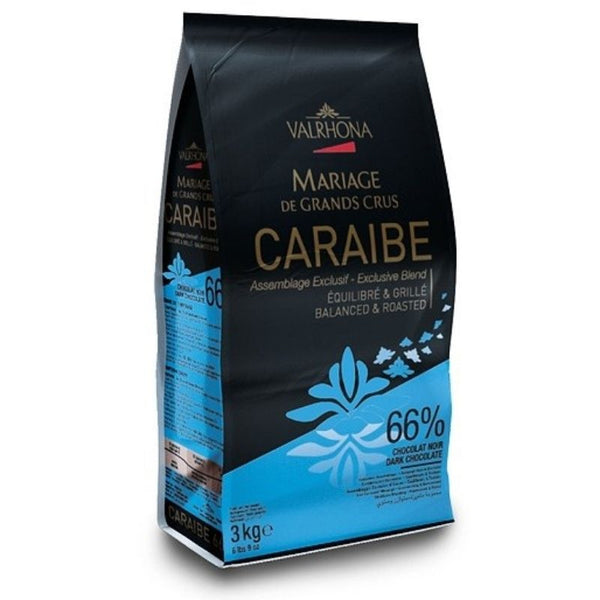 Valrhona Caraibe 66% Couverture - Chocolate & More Delights