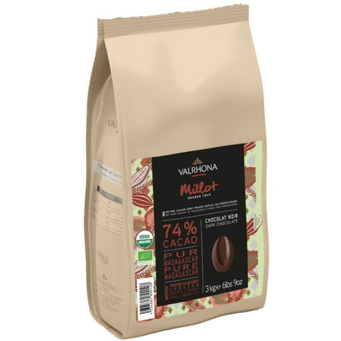 Valrhona Madagascar 74% Couverture Organic - Chocolate & More Delights