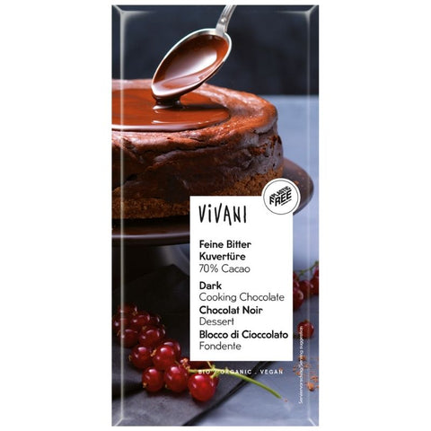 Vivani Organic Dark Couverture Chocolate - Chocolate & More Delights