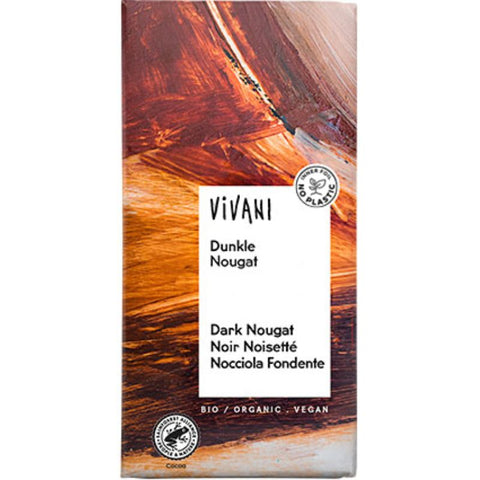 Vivani Organic Chocolate Dark Nougat - Chocolate & More Delights