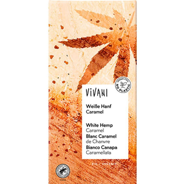 Vivani White Chocolate Hemp Seeds Caramel - Chocolate & More Delights