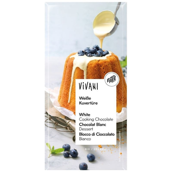 Vivani Organic White Couverture Chocolate - Chocolate & More Delights