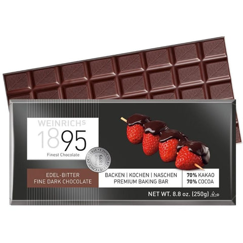 Weinrich Dark Baking Chocolate - Chocolate & More Delights