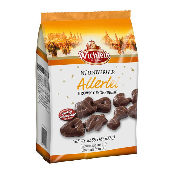 Wicklein Gingerbread Allerlei Dark Chocolate - Chocolate & More Delights