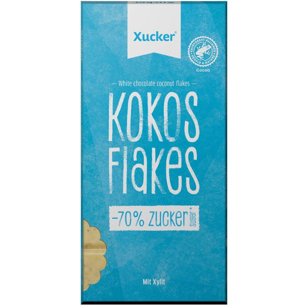 Xucker White Chocolate Coconut Flakes - Chocolate & More Delights