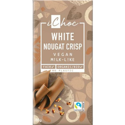 iChoc White Nougat Crisp - Chocolate & More Delights