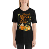 Thankful For Pumpkin Spice Everything Short Sleeve Tee - Chocolate & More Delights