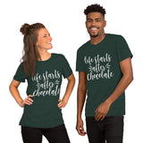 Life Starts After Chocolate - Short-Sleeve Unisex T-Shirt