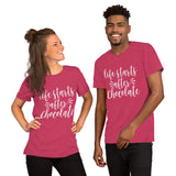 Life Starts After Chocolate - Short-Sleeve Unisex T-Shirt