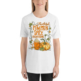 Thankful For Pumpkin Spice Everything Short Sleeve Tee - Chocolate & More Delights