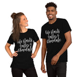 Life Starts After Chocolate - Short-Sleeve Unisex T-Shirt