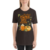 Thankful For Pumpkin Spice Everything Short Sleeve Tee - Chocolate & More Delights