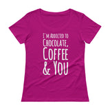 I'm Addicted To Chocolate, Coffee & You - T-Shirt - Chocolate & More Delights