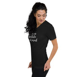 Always In A Chocolate State Of Mind V-Neck Tee - Chocolate & More Delights